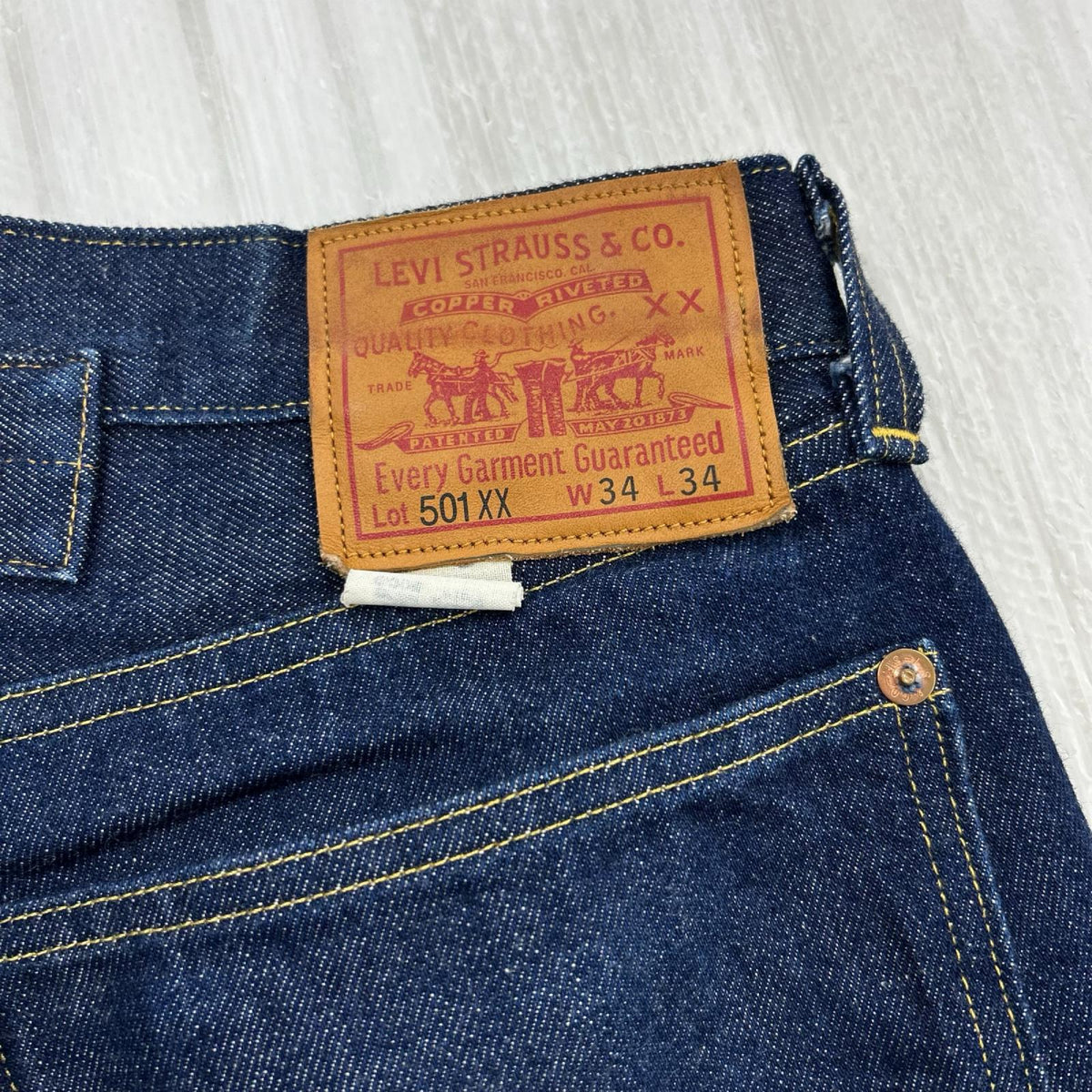 デニムパンツ 1933年model 日本製 501XX W34