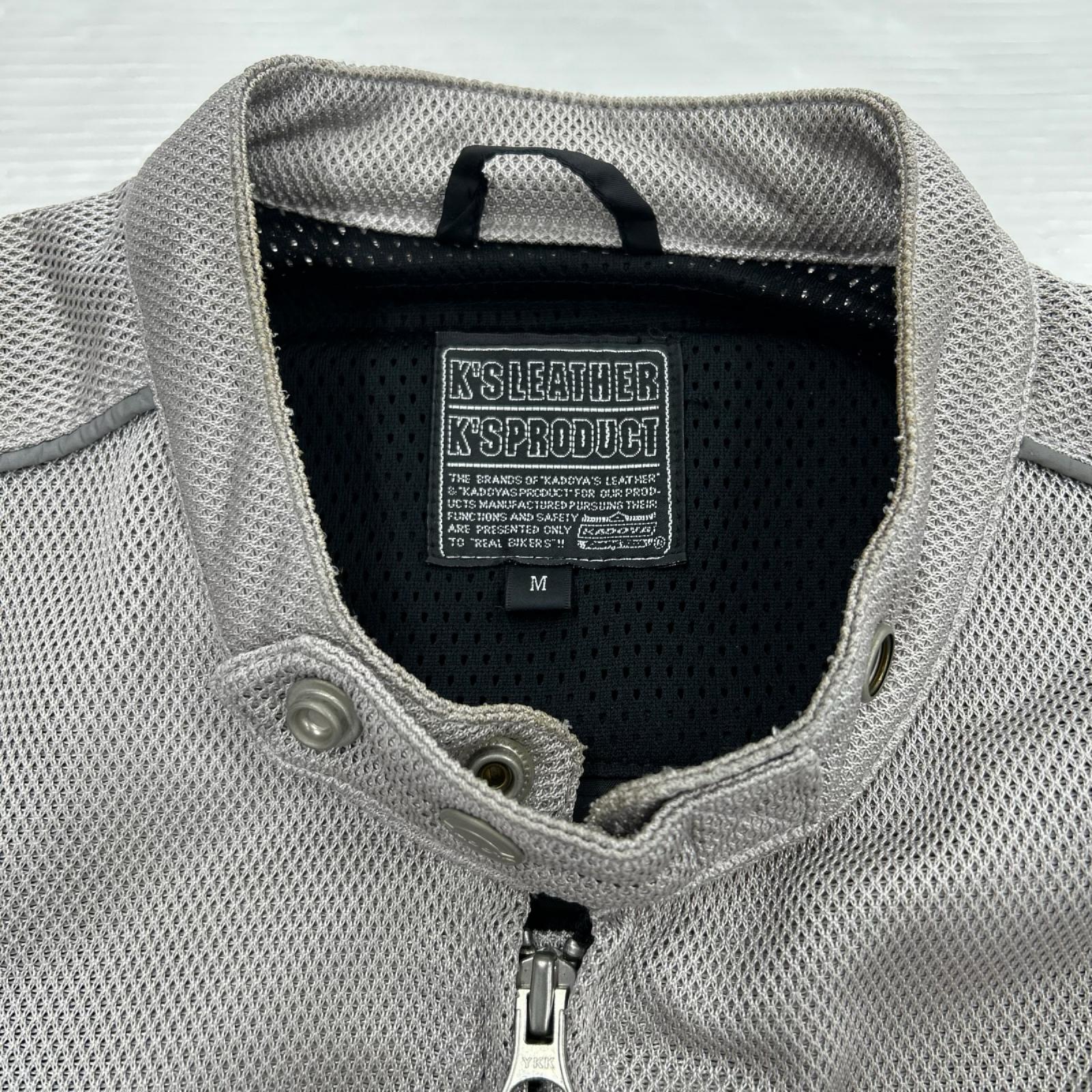 ジャケット KADOYA ﾗｲﾃﾞｨﾝｸﾞｼﾞｬｹｯﾄ ｸﾞﾚｰ (M) M グレー