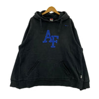 パーカー NIKE TEAM 00s AIR FORCE POﾊﾟｰｶｰ XL ﾌﾞﾗｯｸ ブラック