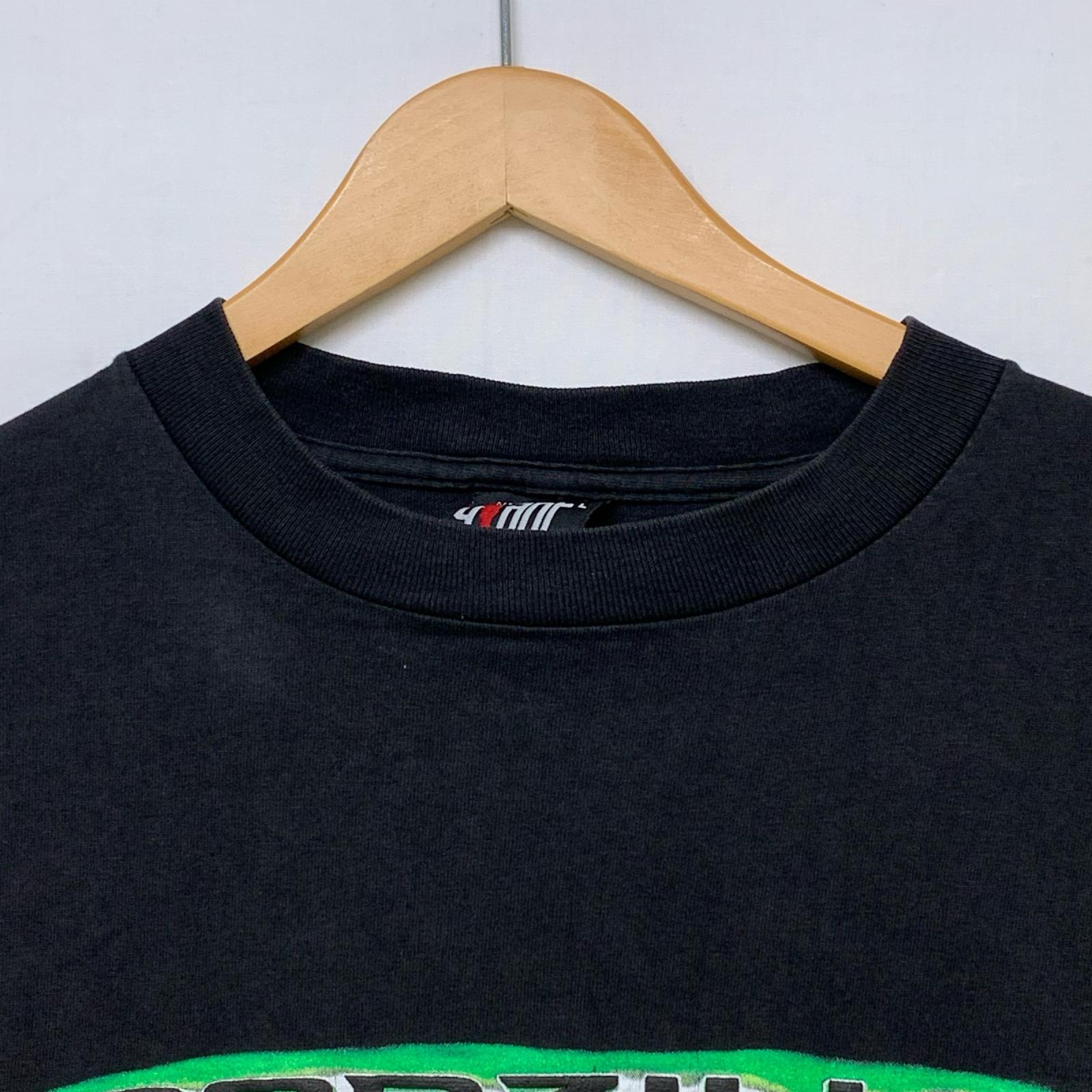 半袖Ｔシャツ 90s GODZILLA 発砲プリント ハリウッドムービープロモTee L ブラック L