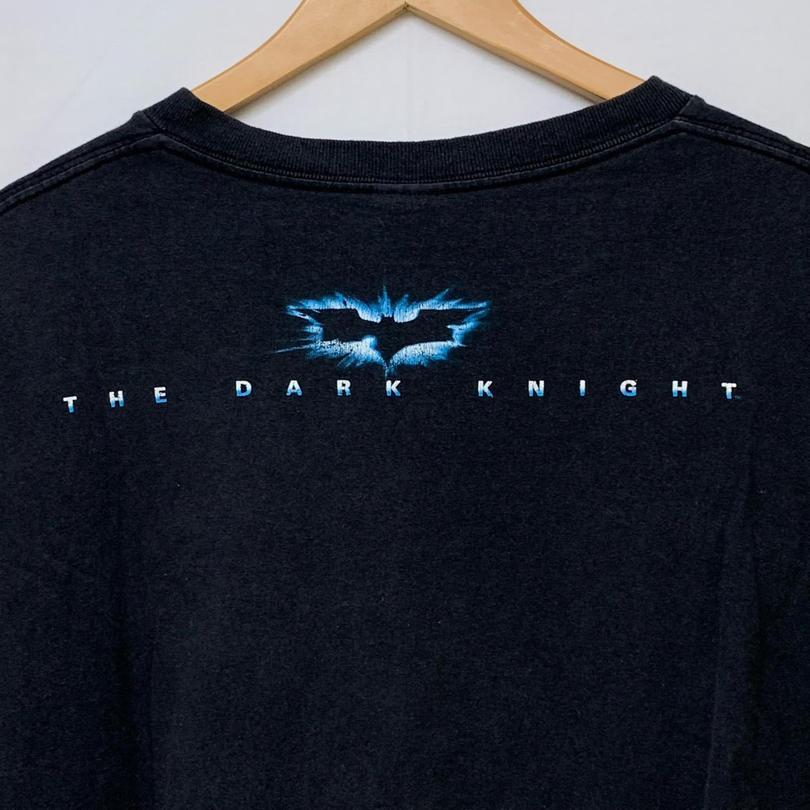 半袖Ｔシャツ 00s THE DARK KNIGHT JOKER トランプバットマン プリントTee 2XL ブラック 3L