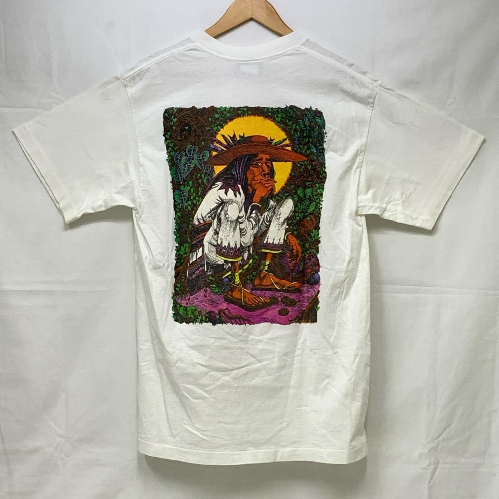 半袖Ｔシャツ 90s RICK GRIFFIN San Mezcalito サン・メスカリスト アートワークTee L ホワイト L