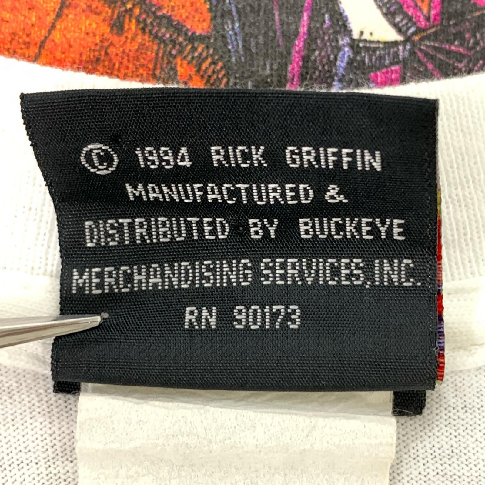 半袖Ｔシャツ 90s RICK GRIFFIN San Mezcalito サン・メスカリスト アートワークTee L ホワイト L