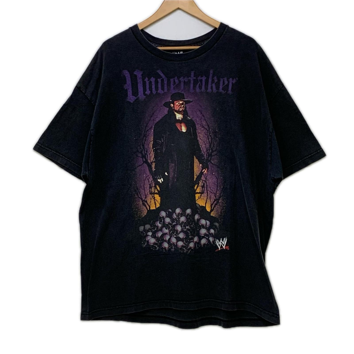 半袖Ｔシャツ 00s WWE Undertaker Rest In Peace プロレススタープリントTee ブラック