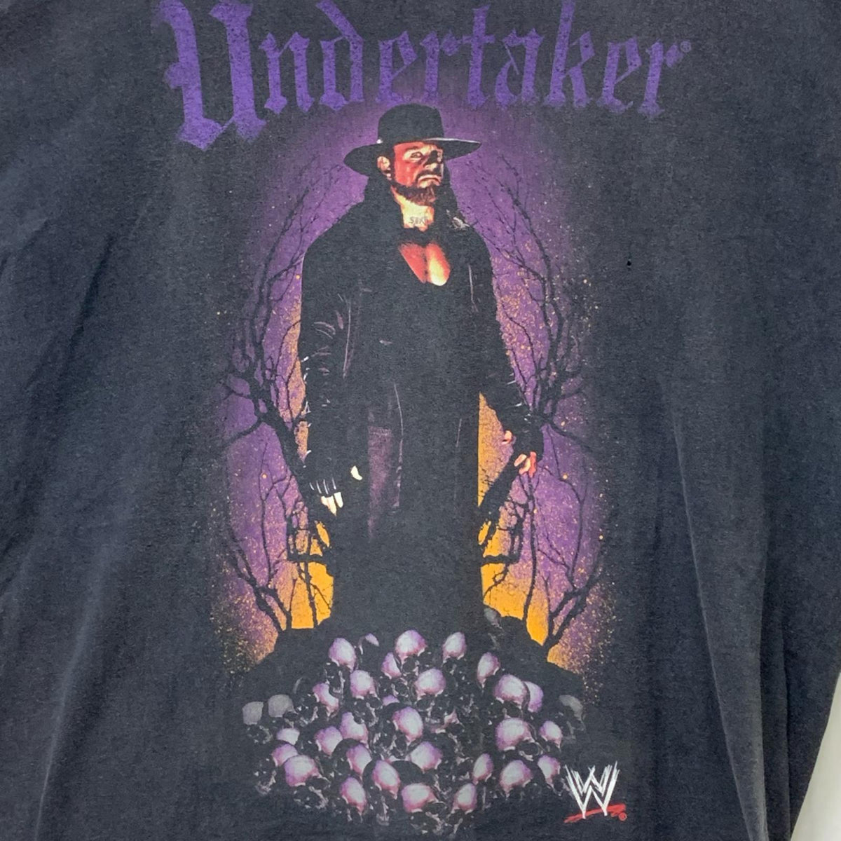半袖Ｔシャツ 00s WWE Undertaker Rest In Peace プロレススタープリントTee ブラック