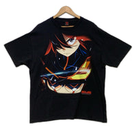 半袖Ｔシャツ GEEKS RULE KILL la KILL キルラキル 纏流子 シルクスクリーンプリントTee XL ブラック LL