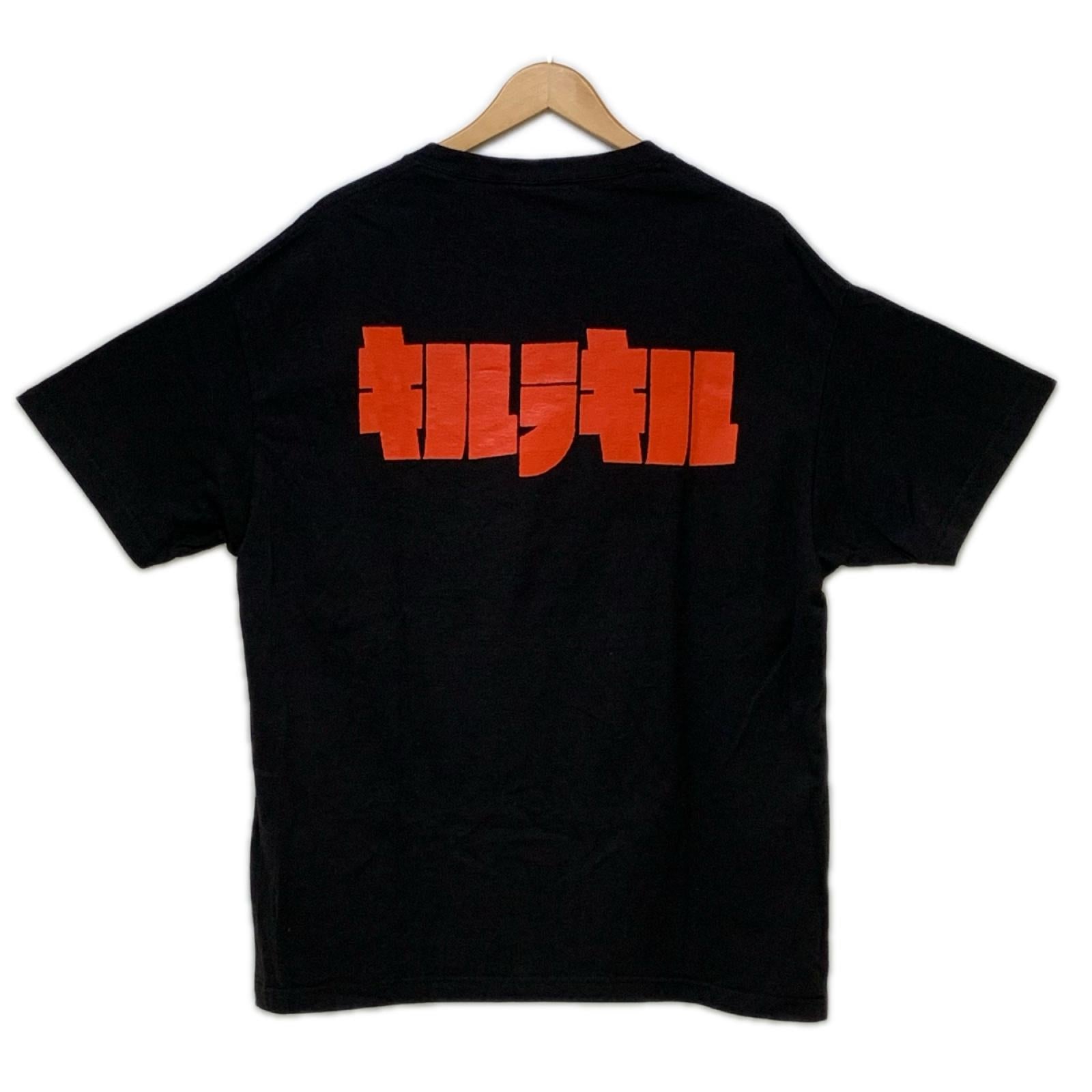 半袖Ｔシャツ GEEKS RULE KILL la KILL キルラキル 纏流子 シルクスクリーンプリントTee XL ブラック LL