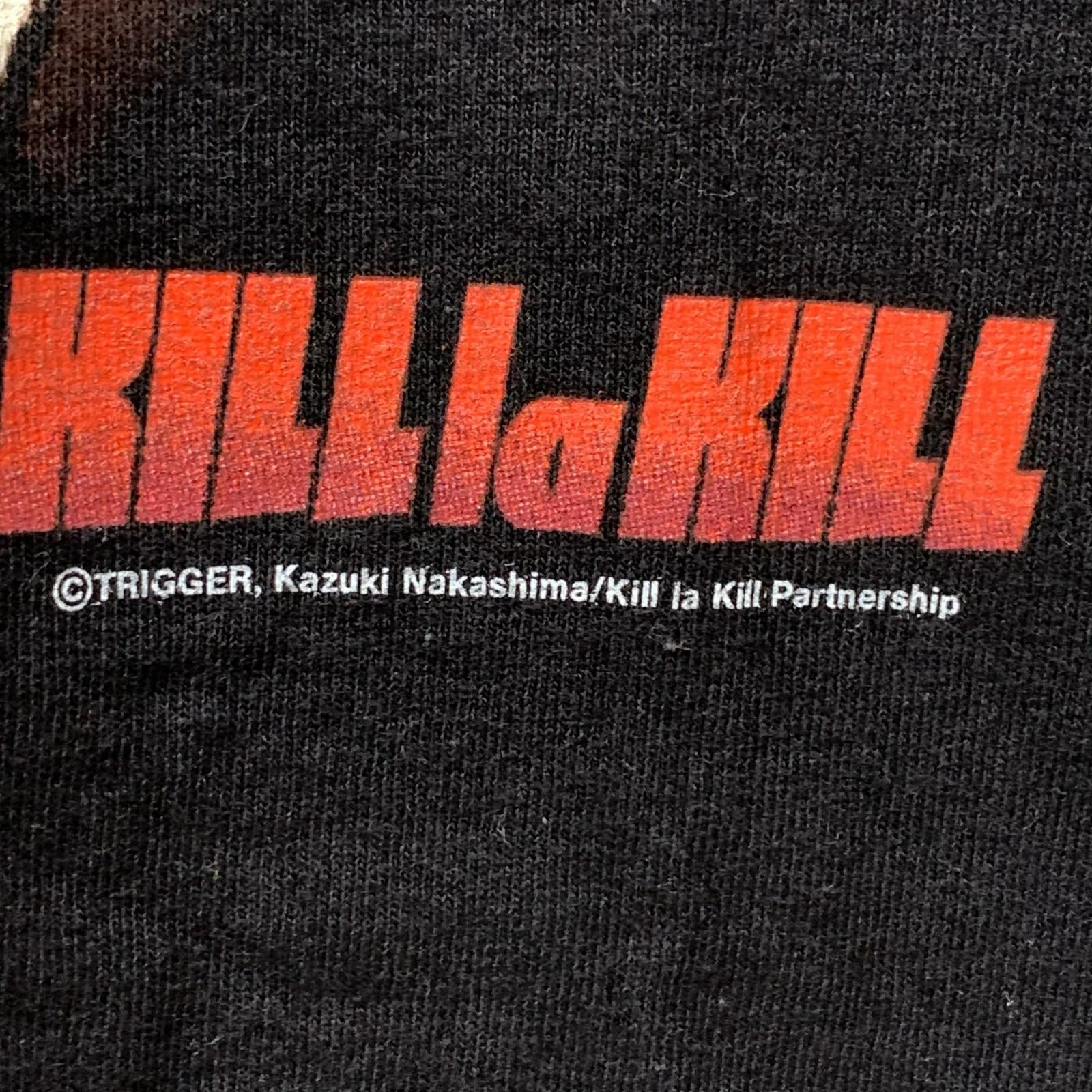 半袖Ｔシャツ GEEKS RULE KILL la KILL キルラキル 纏流子 シルクスクリーンプリントTee XL ブラック LL