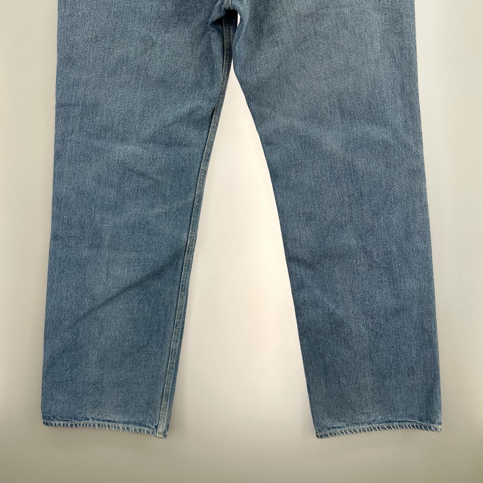 デニムパンツ WASHED HARD TWIST DENIM 5P PANTS 34 ブルー