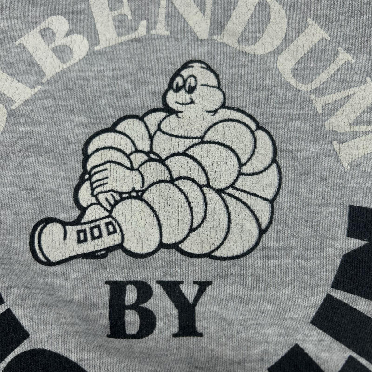スウェット 90s BIBENDUM MICHELIN ｸﾞﾚｰ M グレー