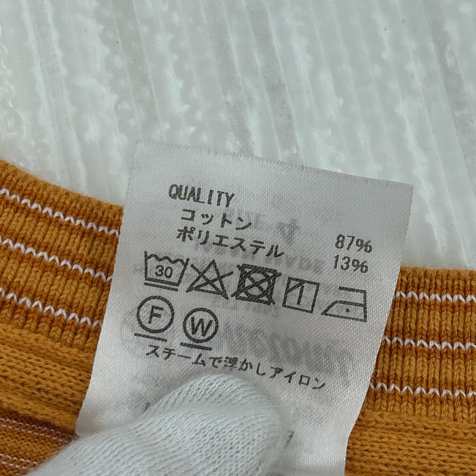半袖Ｔシャツ Yonetomi　ﾎﾞｰﾀﾞｰ　4 4 オレンジ