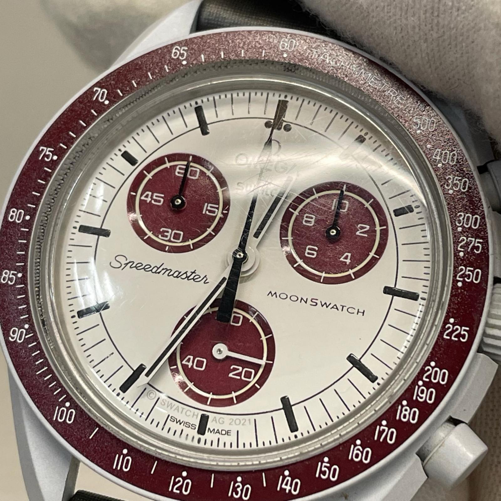 OMEGA×Swatch MISSION TO PLUOT S033M101 腕時計