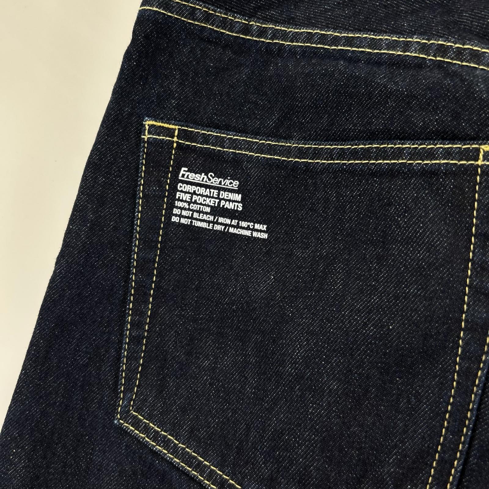 デニムパンツ CORPORATE DENIM FIVE POCKET PANTS L
