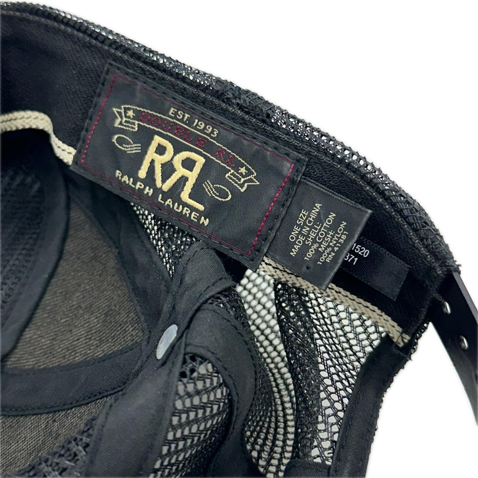 キャップ デニムトラッカーメッシュキャップ BLK ブラック