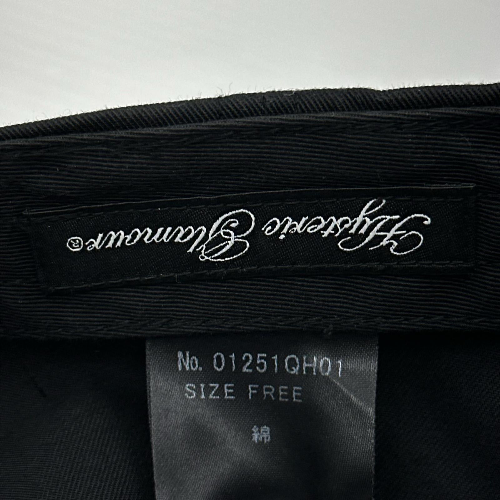 キャップ ロゴ BLK ブラック