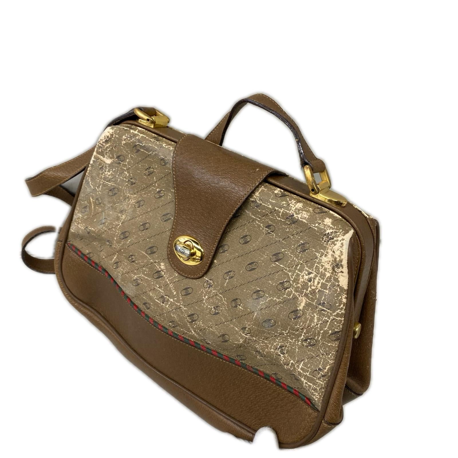 GUCCI/ロゴ総柄/ｼｮﾙﾀﾞｰﾊﾞｯｸﾞ