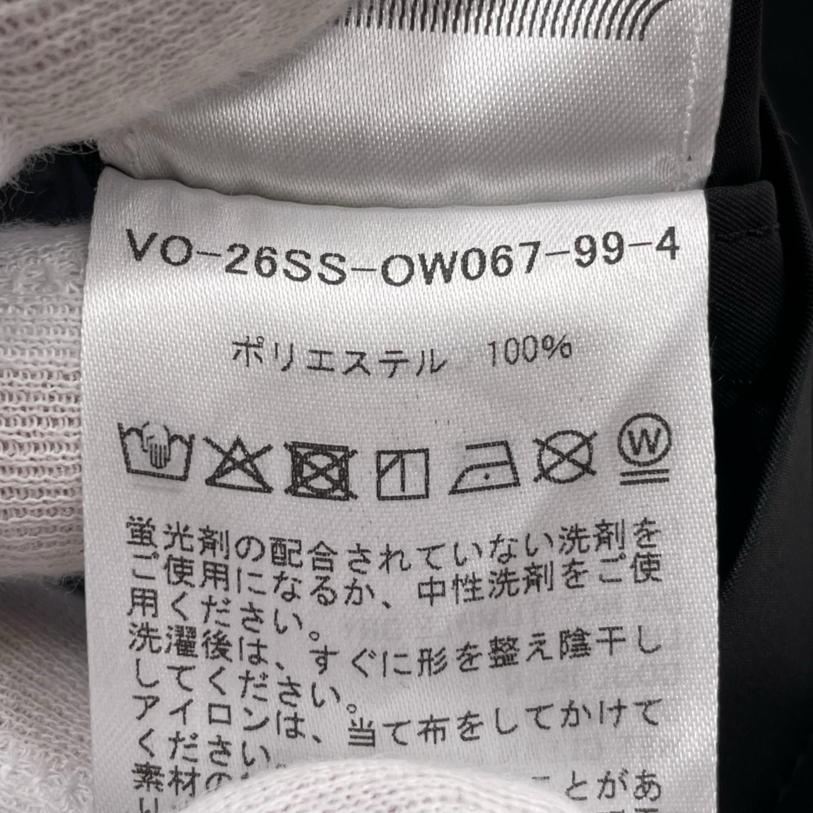 ジャケット vowels 26SS ｺｰﾁｼﾞｬｹｯﾄ ブラック
