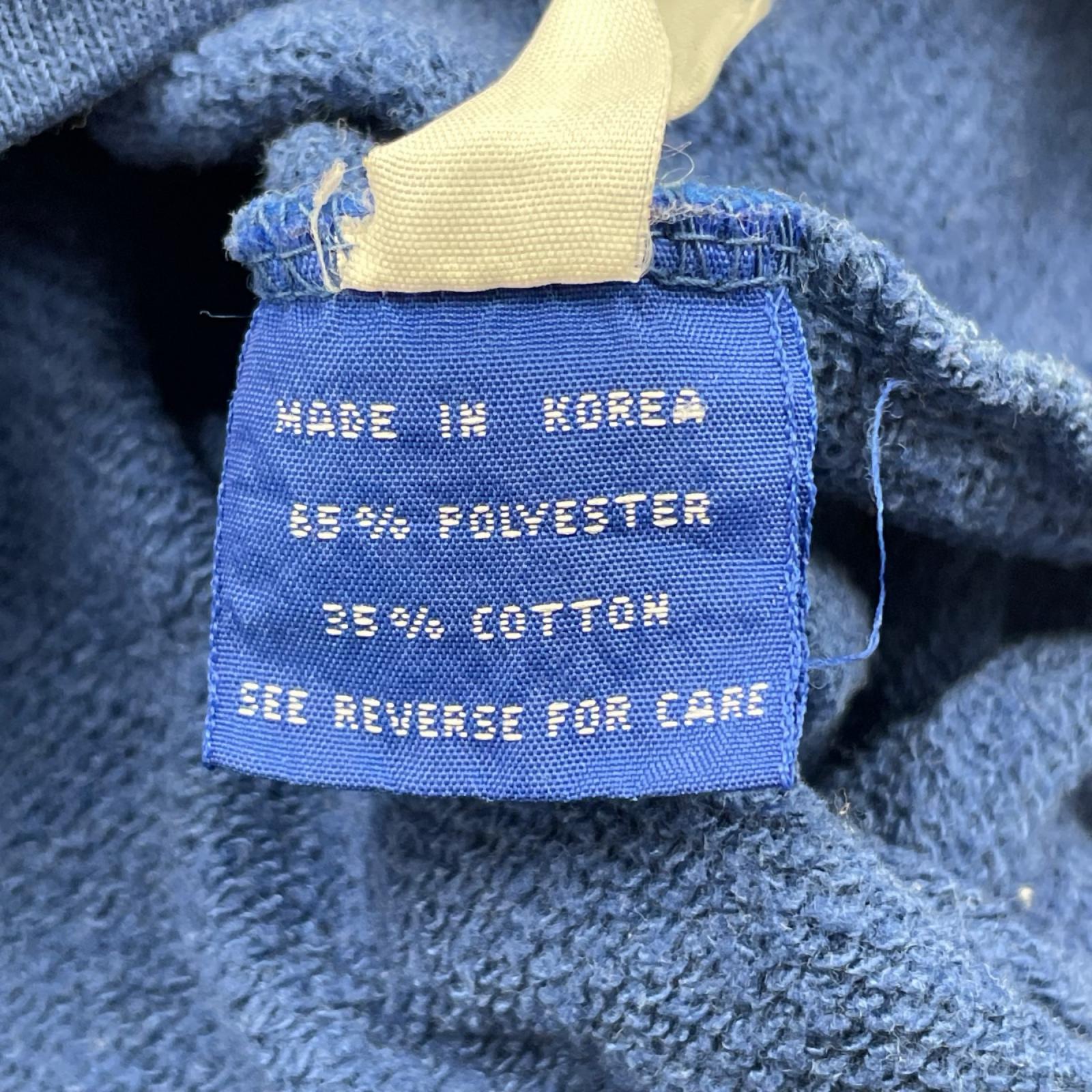 スウェット 90s NFL STARTER ｽﾀｰ刺繍 青 (XL) ブルー