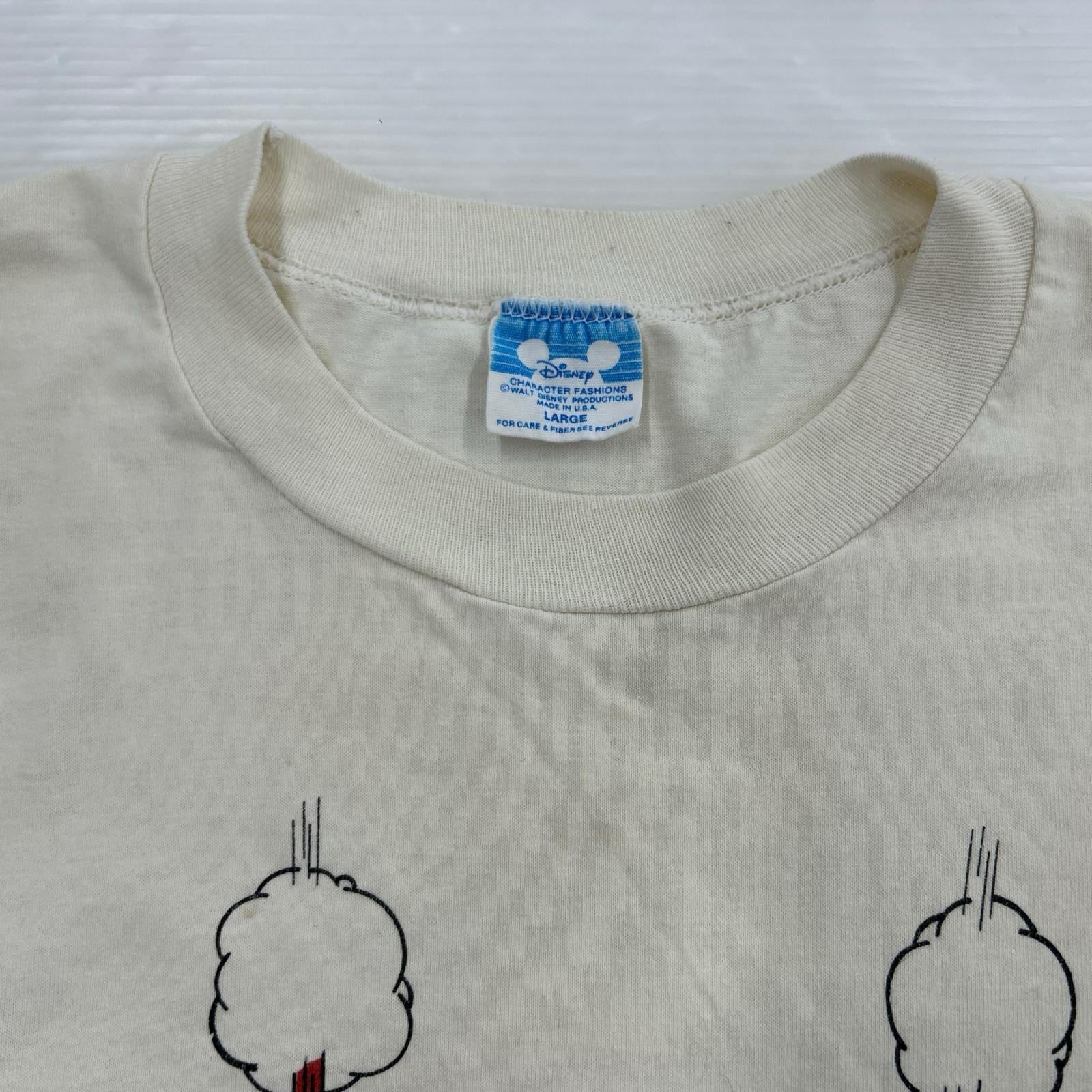 半袖Ｔシャツ 二丁拳銃ﾐｯｷｰ L ホワイト
