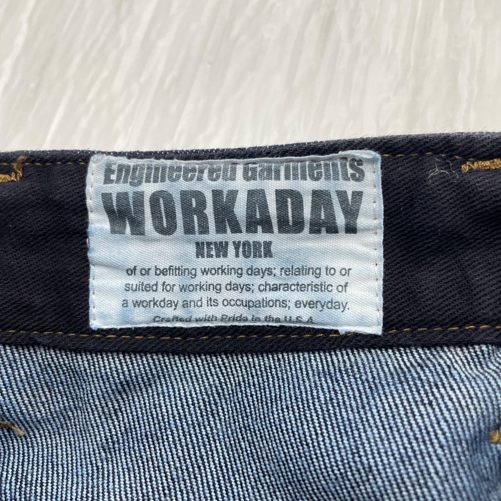 デニムパンツ WORK DAY ﾍﾞｲｶｰ ﾃﾞﾆﾑ ｲﾝﾃﾞｨｺﾞ (L) L ネイビー