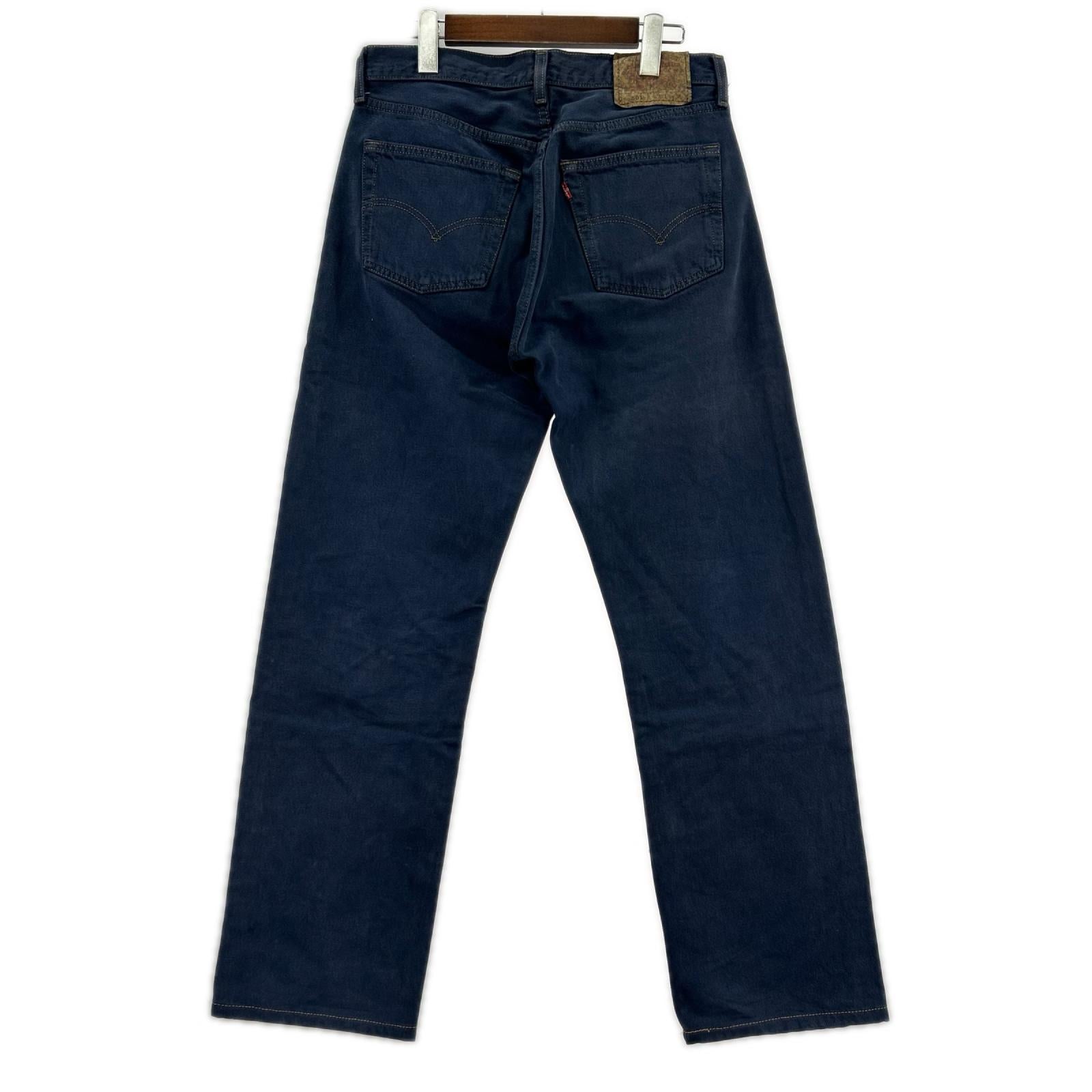 デニムパンツ Levi's 98年 USA製 501 後染め 紺 (W31L36) 31 ネイビー