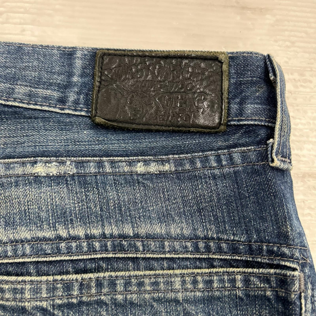 デニムパンツ WORK GEAR 32 ネイビー