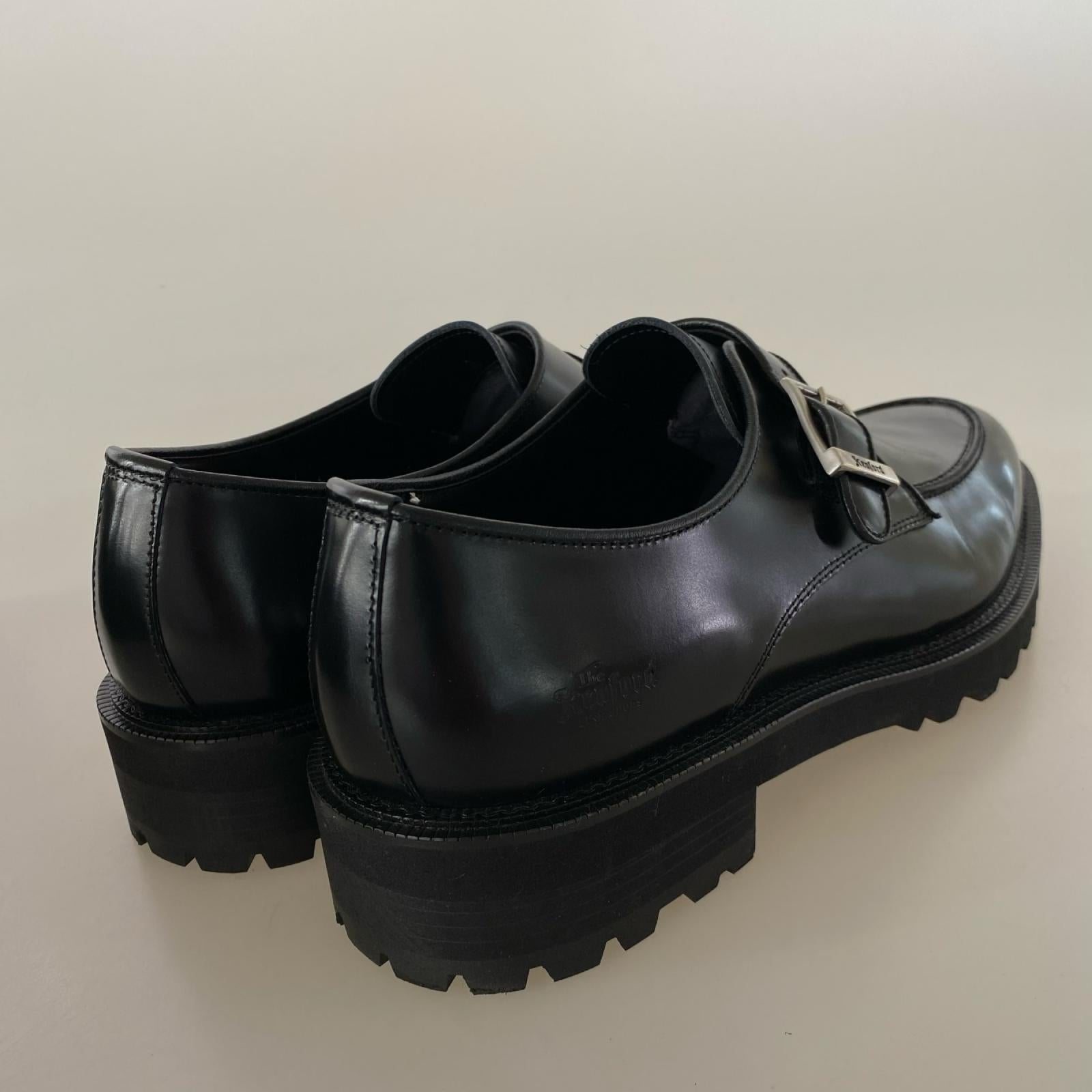 シューズ KENFORD New Classic U-Moc Monk Strap 黒 (27.0) 27cm (US9 UK8 1/2 EU44) ブラック