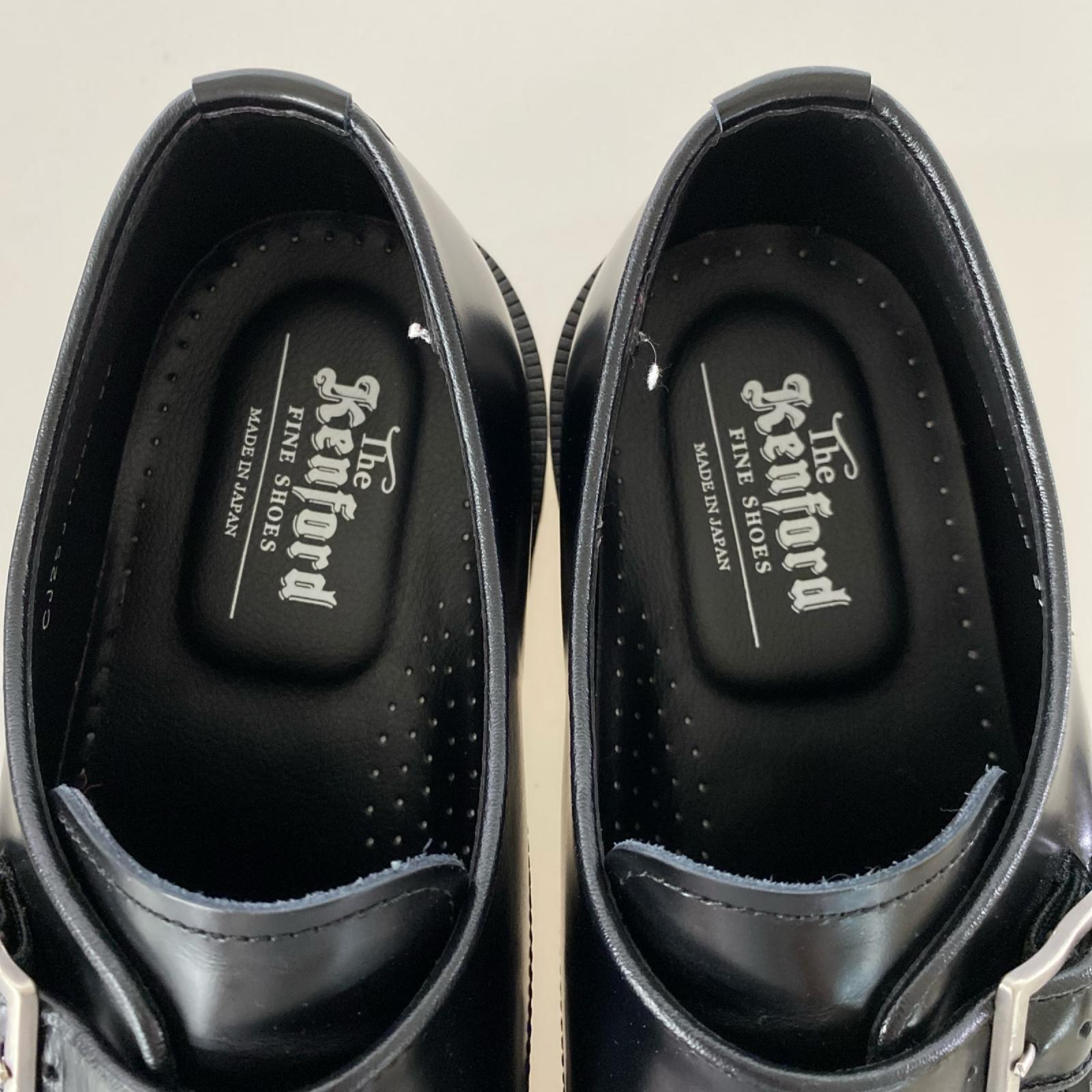 シューズ KENFORD New Classic U-Moc Monk Strap 黒 (27.0) 27cm (US9 UK8 1/2 EU44) ブラック