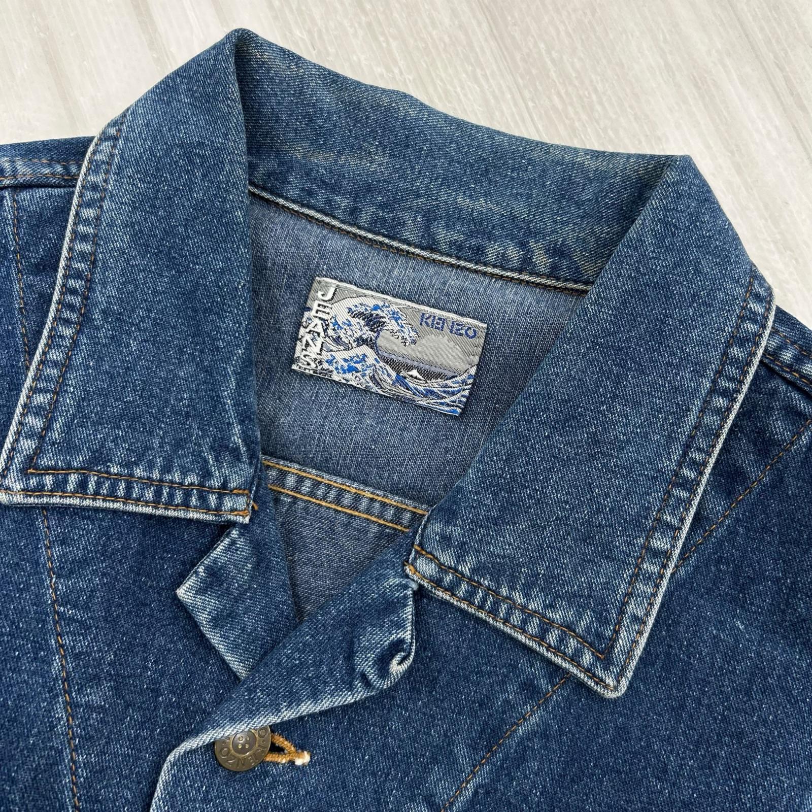 デニムジャケット JEANS フリー ネイビー