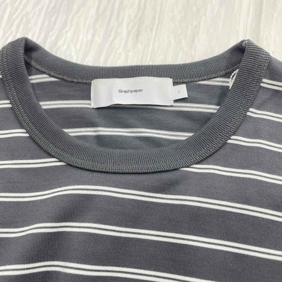 半袖Ｔシャツ ri Spun Border S/S Tee （1） 1 グレー