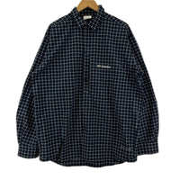 長袖シャツ ﾜﾝﾀﾞｰﾘｯｼﾞﾁｪｯｸｼｬﾂ L ﾌﾞﾙｰ L ブルー