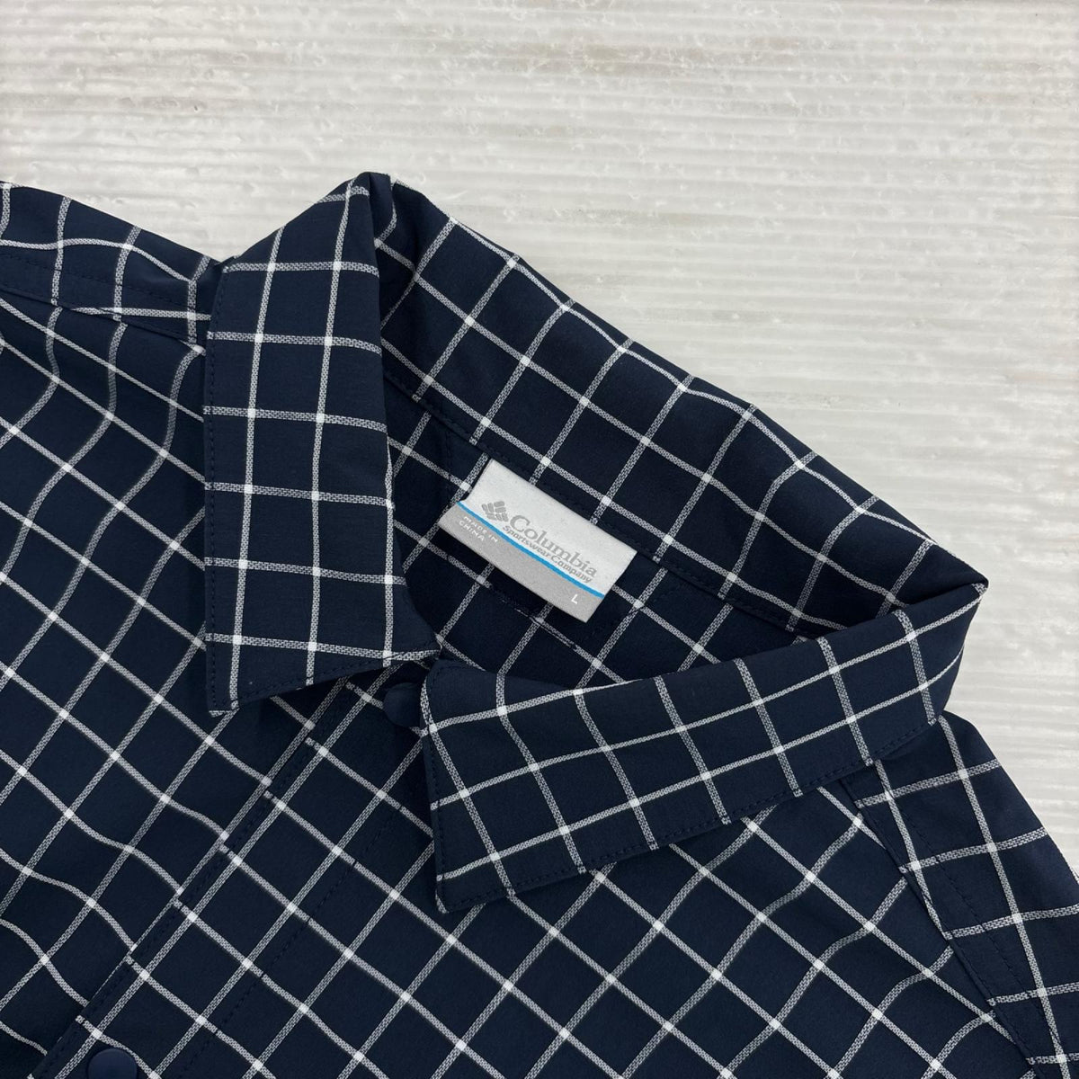 長袖シャツ ﾜﾝﾀﾞｰﾘｯｼﾞﾁｪｯｸｼｬﾂ L ﾌﾞﾙｰ L ブルー