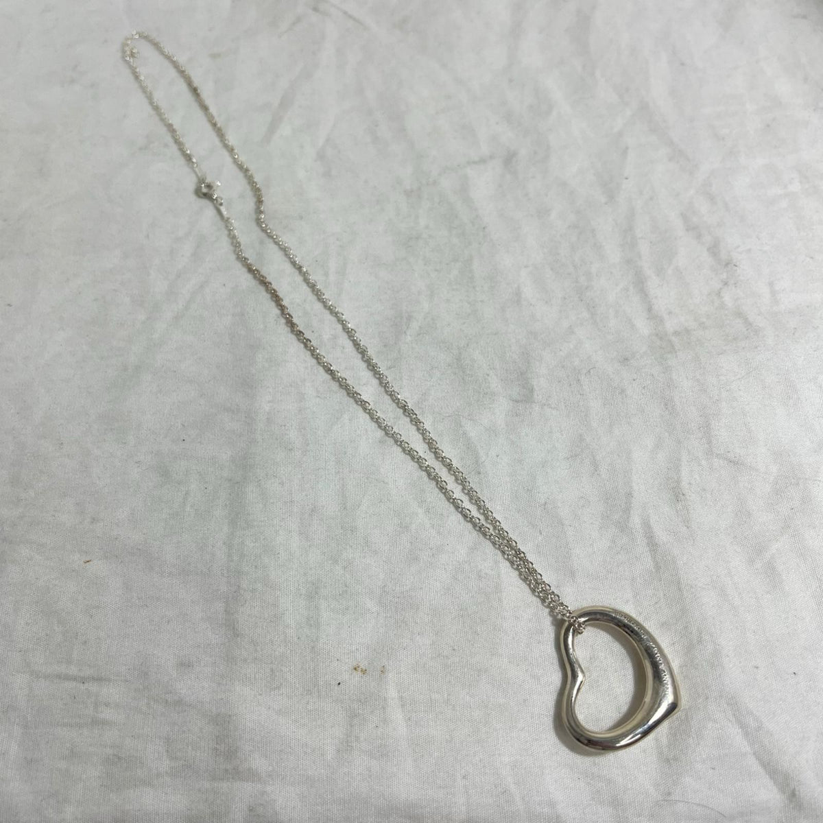 Tiffany＆Co. エルサペレッティ オープンハートネックレス
