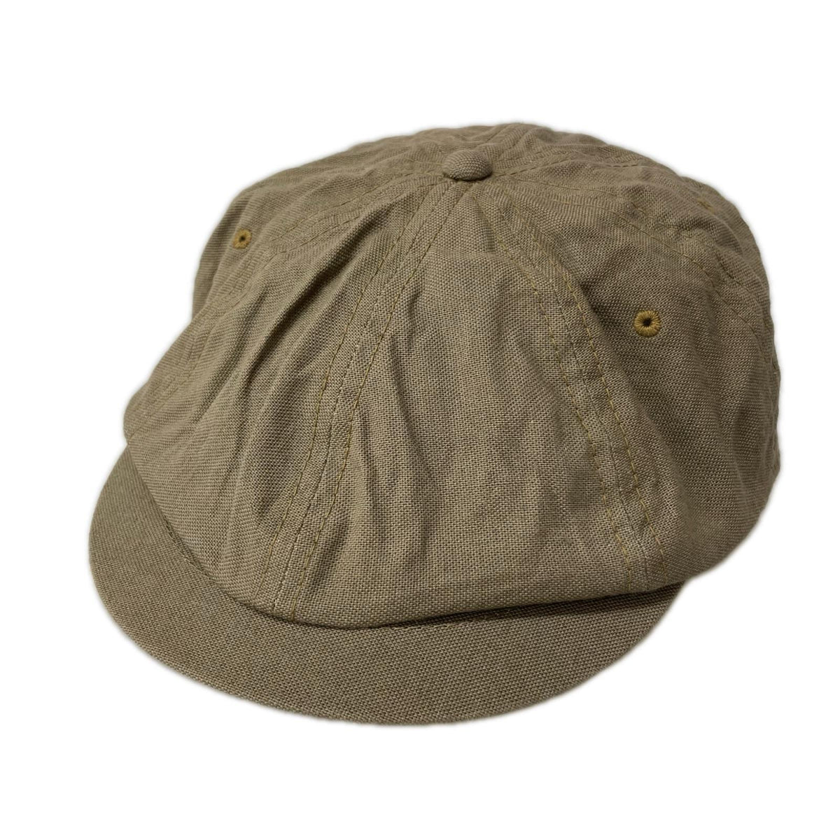キャスケット THE H.W.DOG&CO. COTTON LINEN WASH CAS ブラウン