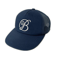 キャップ B EMBLEM MESH CAP ネイビー