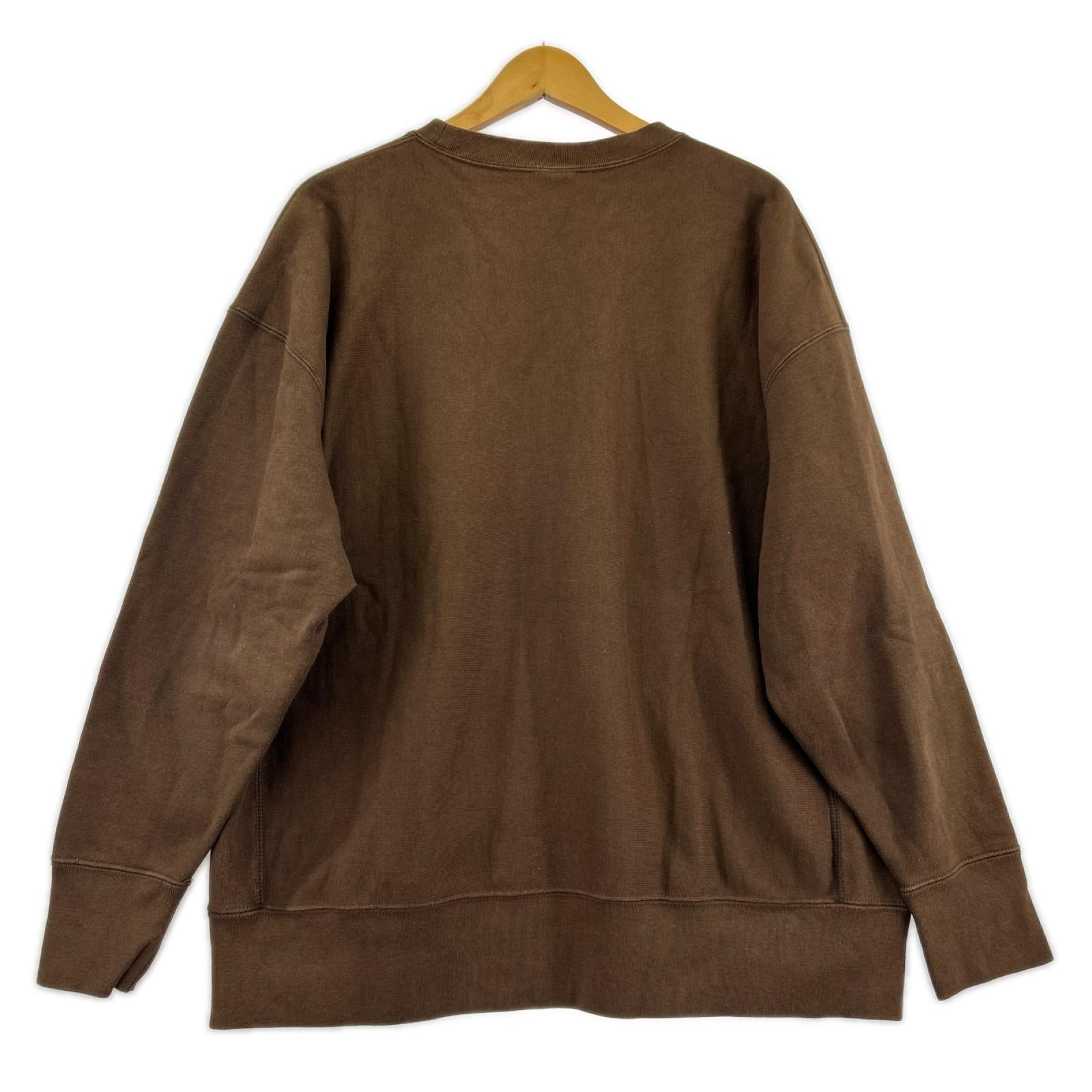 スウェット REVERSE WEAVE L BRW L ブラウン