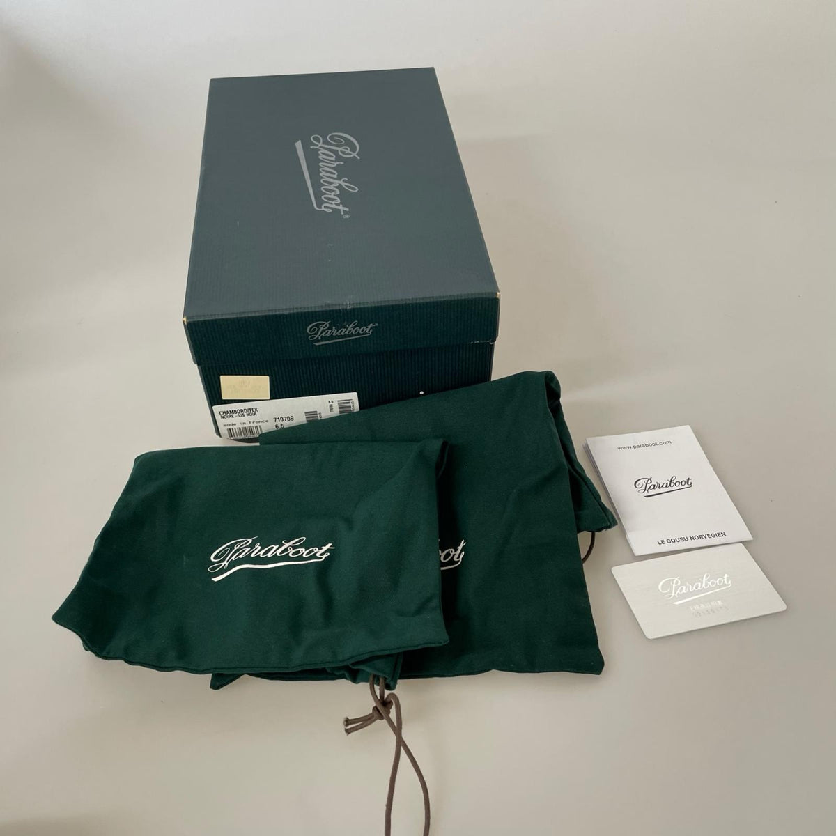 シューズ Paraboot CHAMBORD 6.5 ﾌﾞﾗｯｸ ブラック