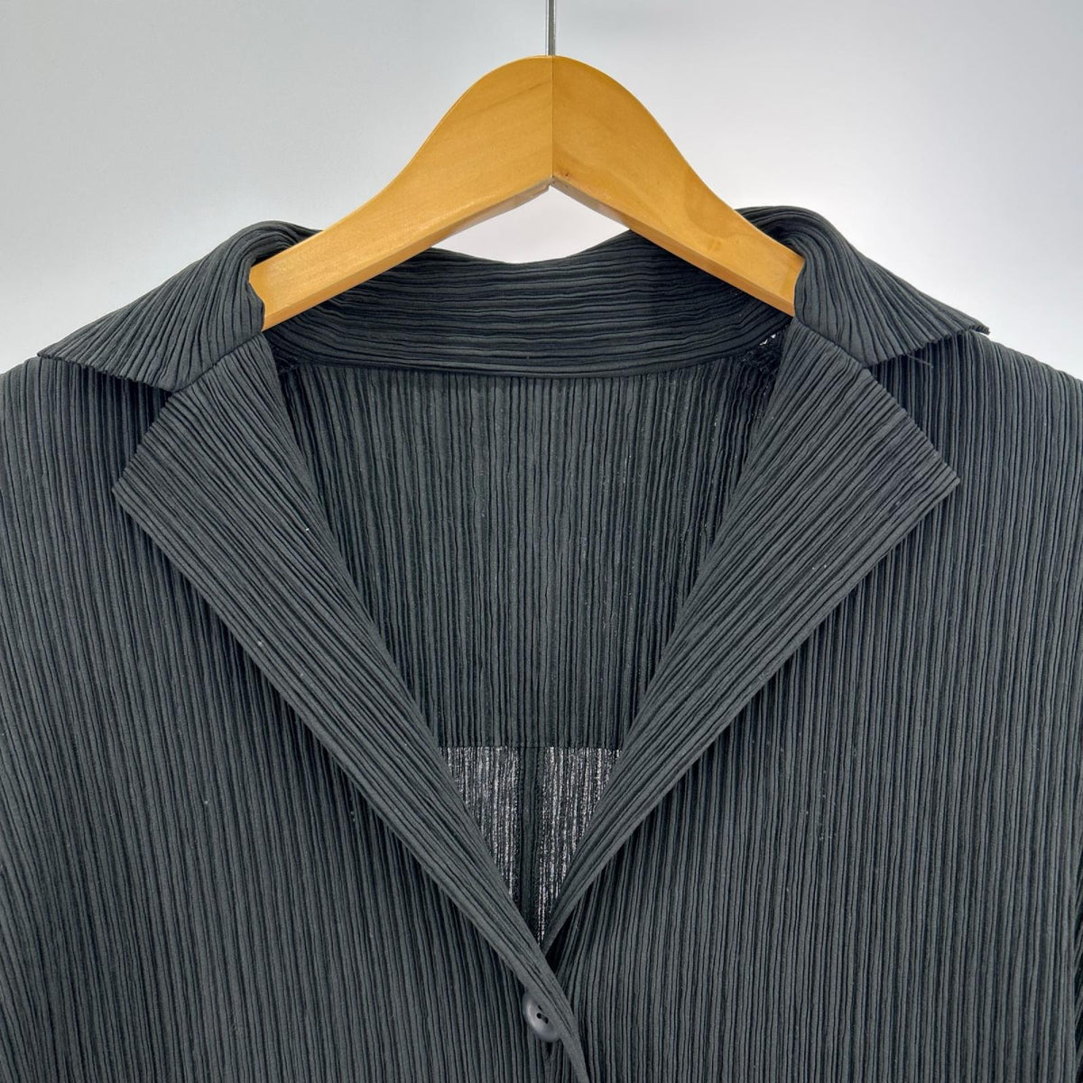 ジャケット ISSEY MIYAKE IM04FD616 ﾌﾟﾘｰﾂｼﾞｬｹｯﾄ 2 ブラック