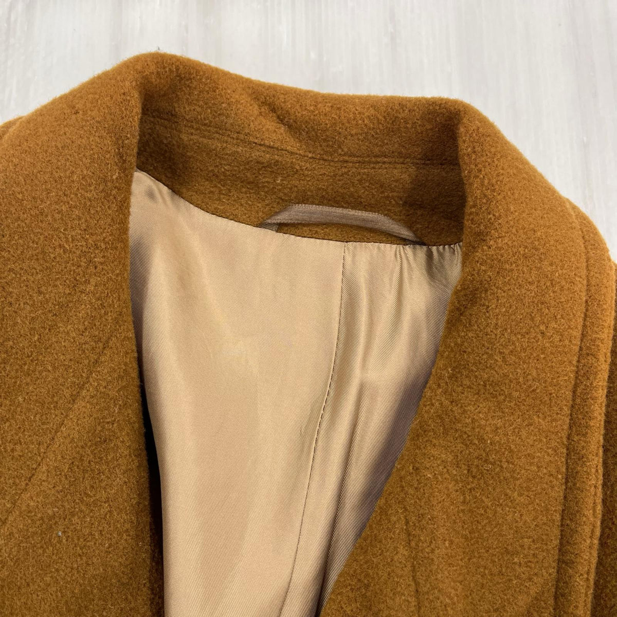 その他アウター 80S Double Wool Coat 46 キャメル 46
