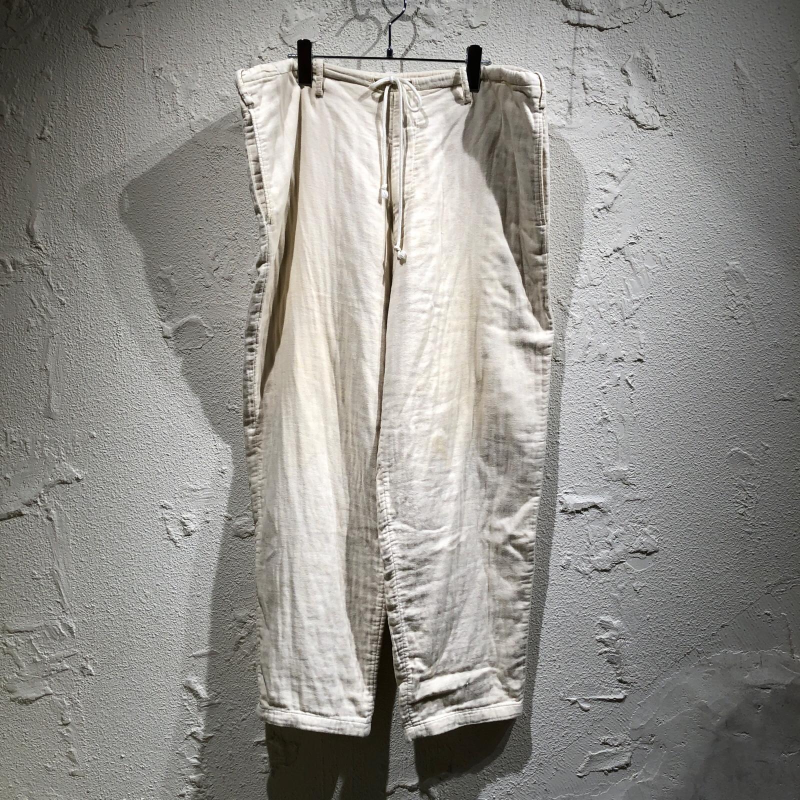 パンツ for men 11AW コットンガーゼワイドパンツ