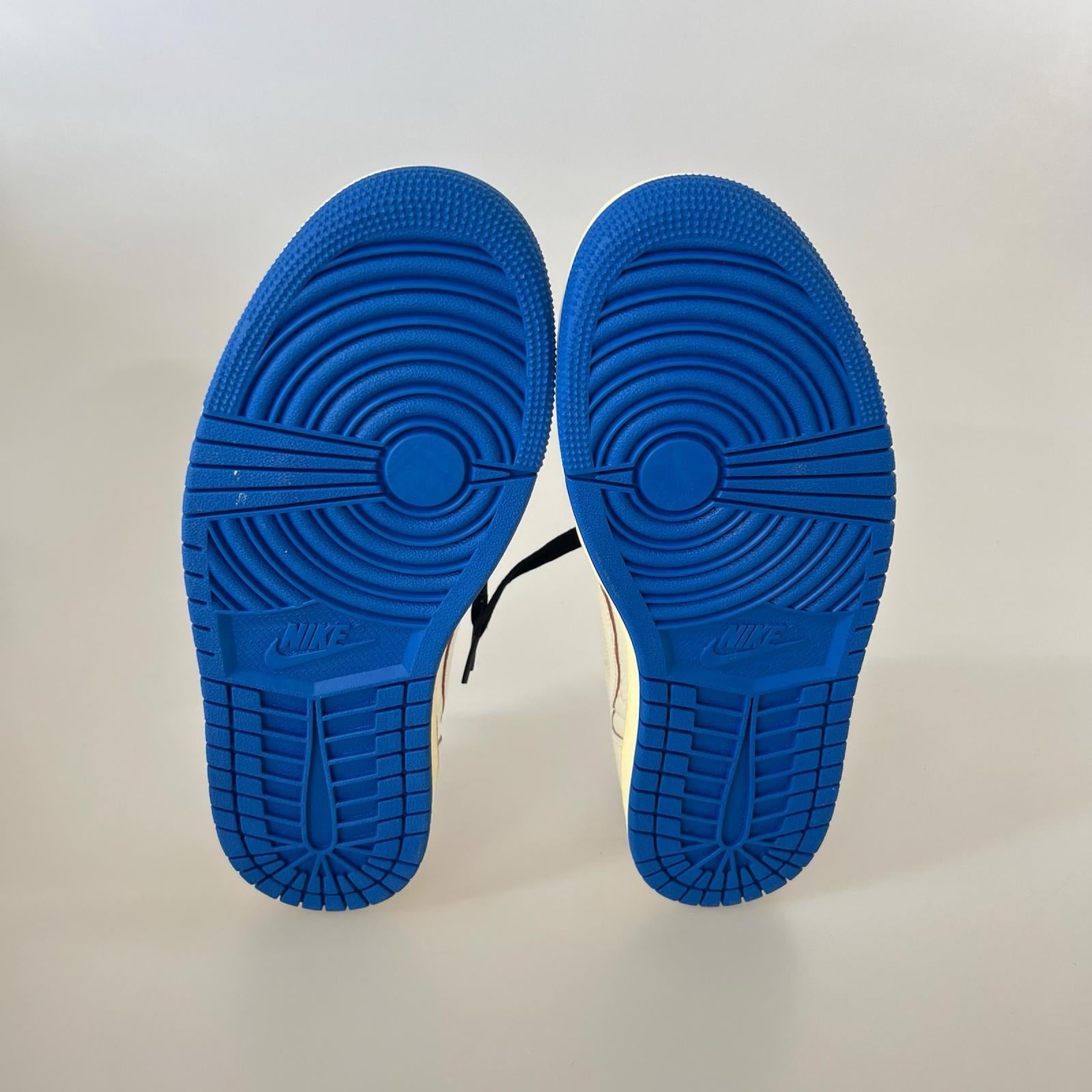 スニーカー NIKE×Travis×fragment AIR JORDAN 1 LOW DM7866-104 (26.5) 26.5cm (US8 1/2 UK8 EU43) ホワイト
