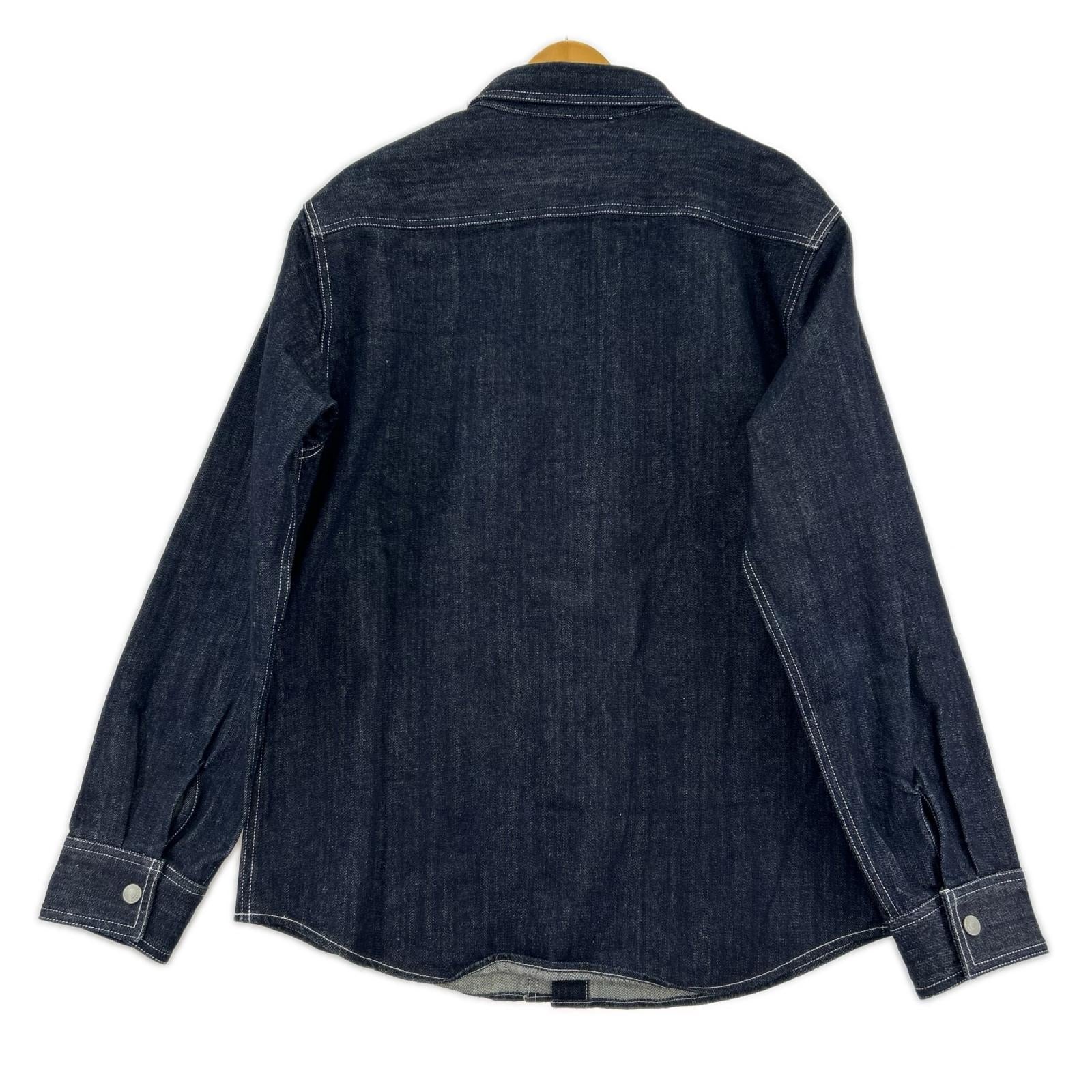 長袖シャツ KOJIMA GENES ﾃﾞﾆﾑ&ﾋｯｺﾘｰﾜｰｸｼｬﾂ (L) L ネイビー