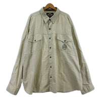 長袖シャツ Harley-Davidson ﾜｰｸｼｬﾂ ﾍﾞｰｼﾞｭ (XXXL) ベージュ