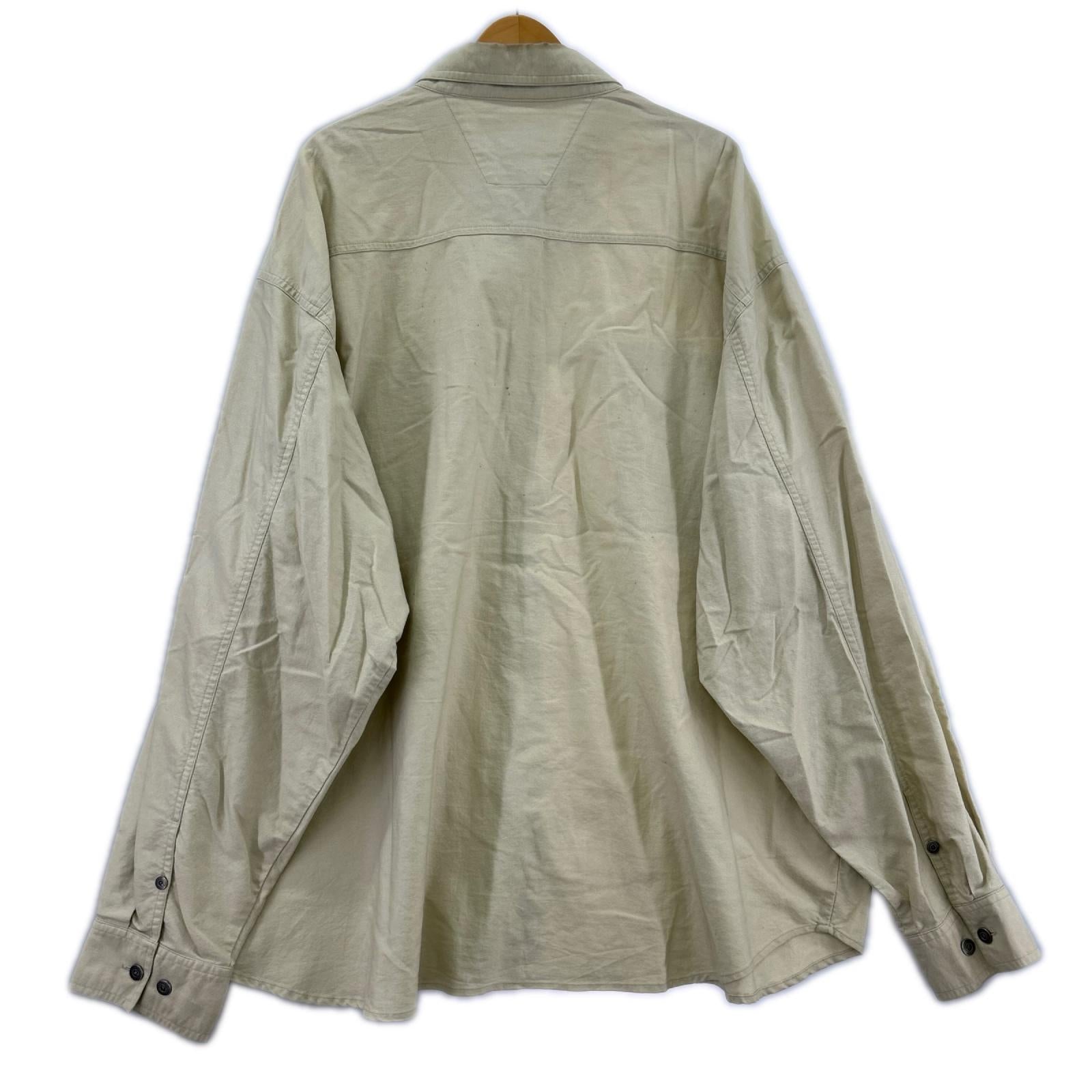 長袖シャツ Harley-Davidson ﾜｰｸｼｬﾂ ﾍﾞｰｼﾞｭ (XXXL) ベージュ