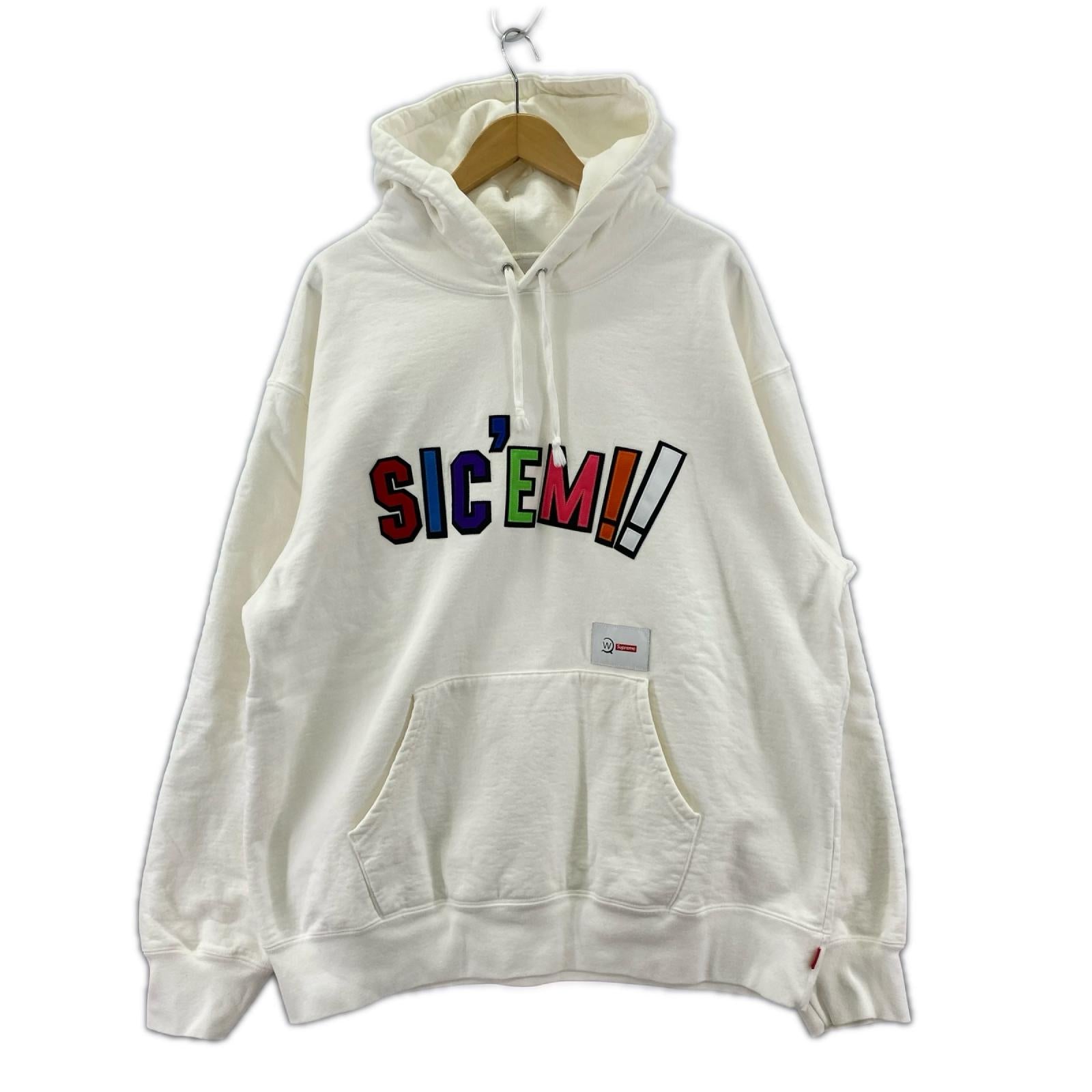 パーカー ×WTAPS 21FW Sic'em! Hooded Sweatshirt XL ホワイト