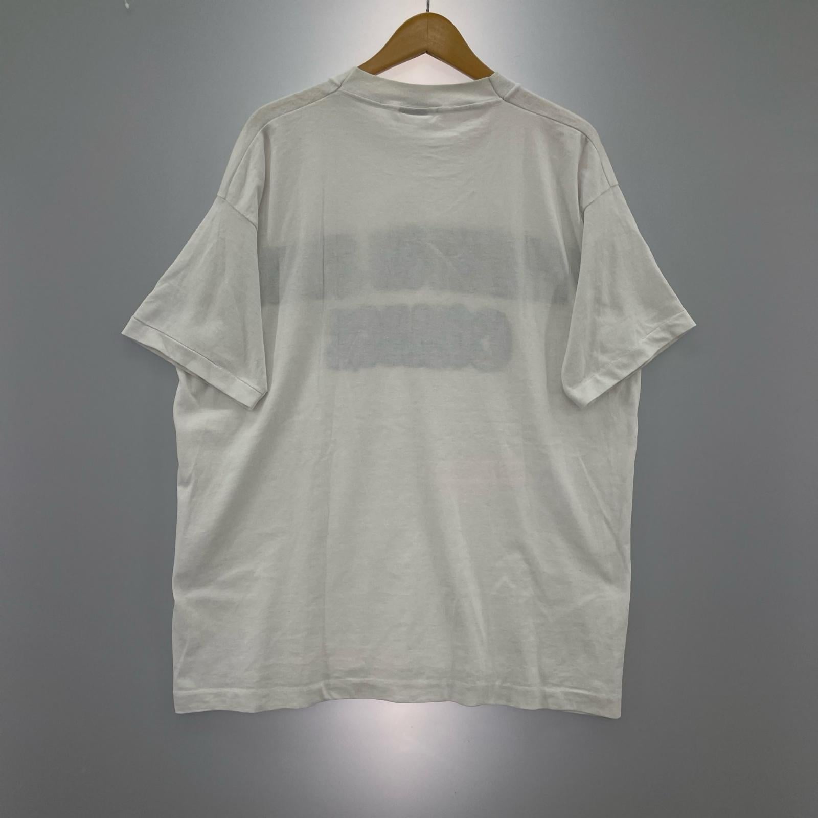 半袖Ｔシャツ 90s ｽﾌﾟﾚｰｱｰﾄTee USA製 XL WHT ホワイト