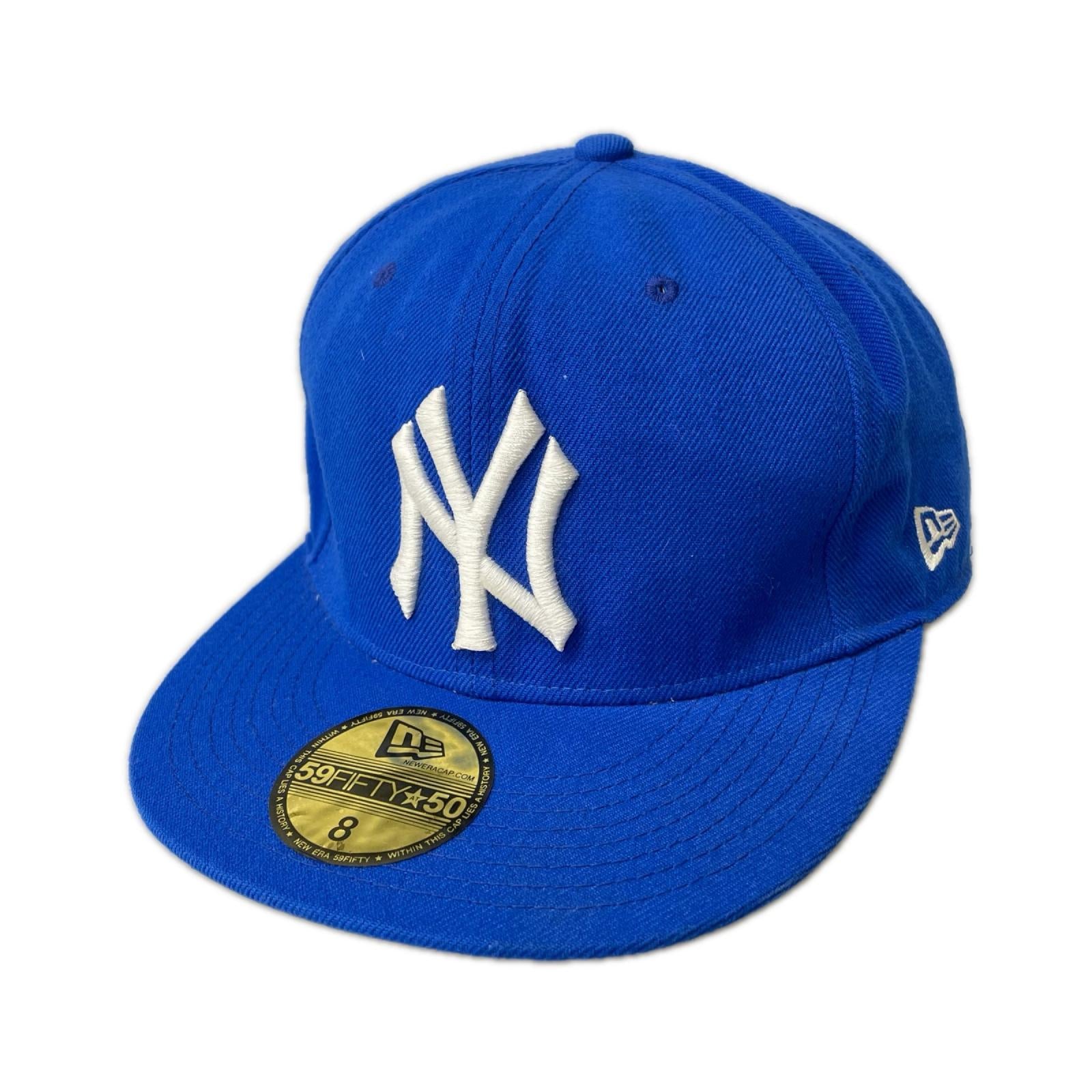 キャップ OLD NY 8 BLU ブルー