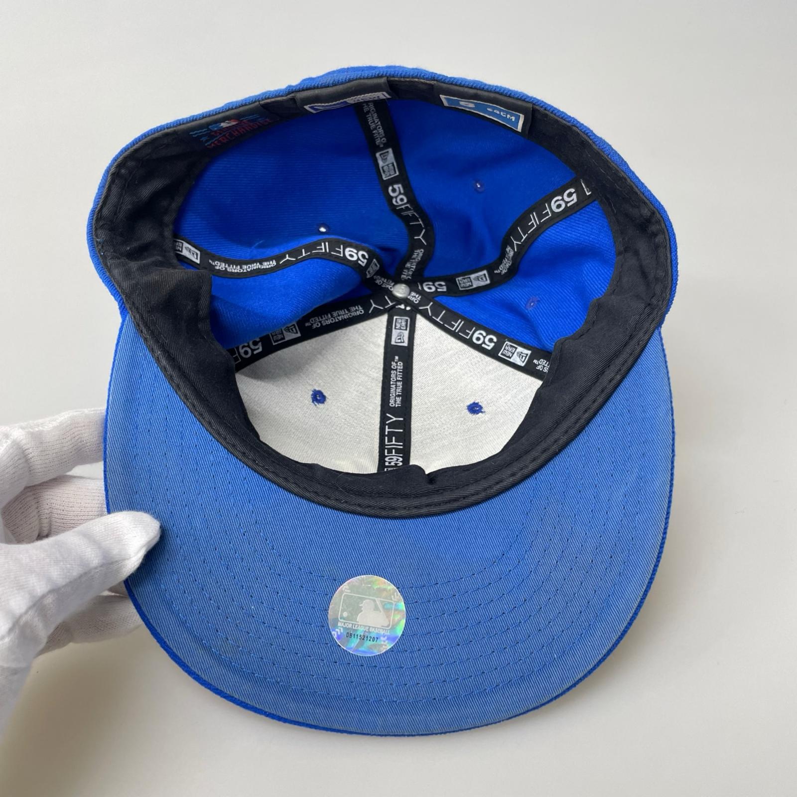 キャップ OLD NY 8 BLU ブルー