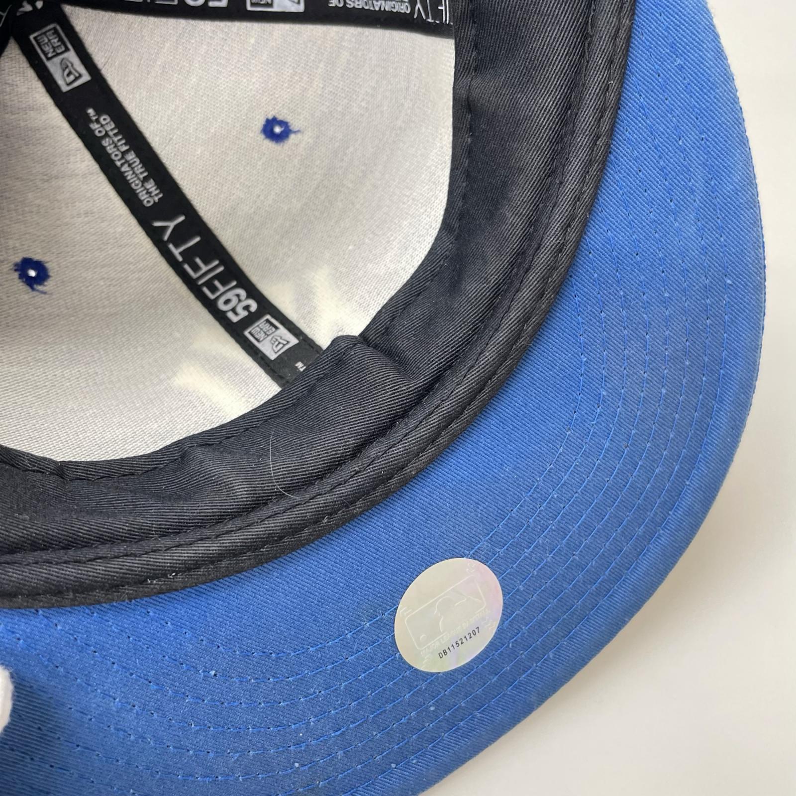 キャップ OLD NY 8 BLU ブルー