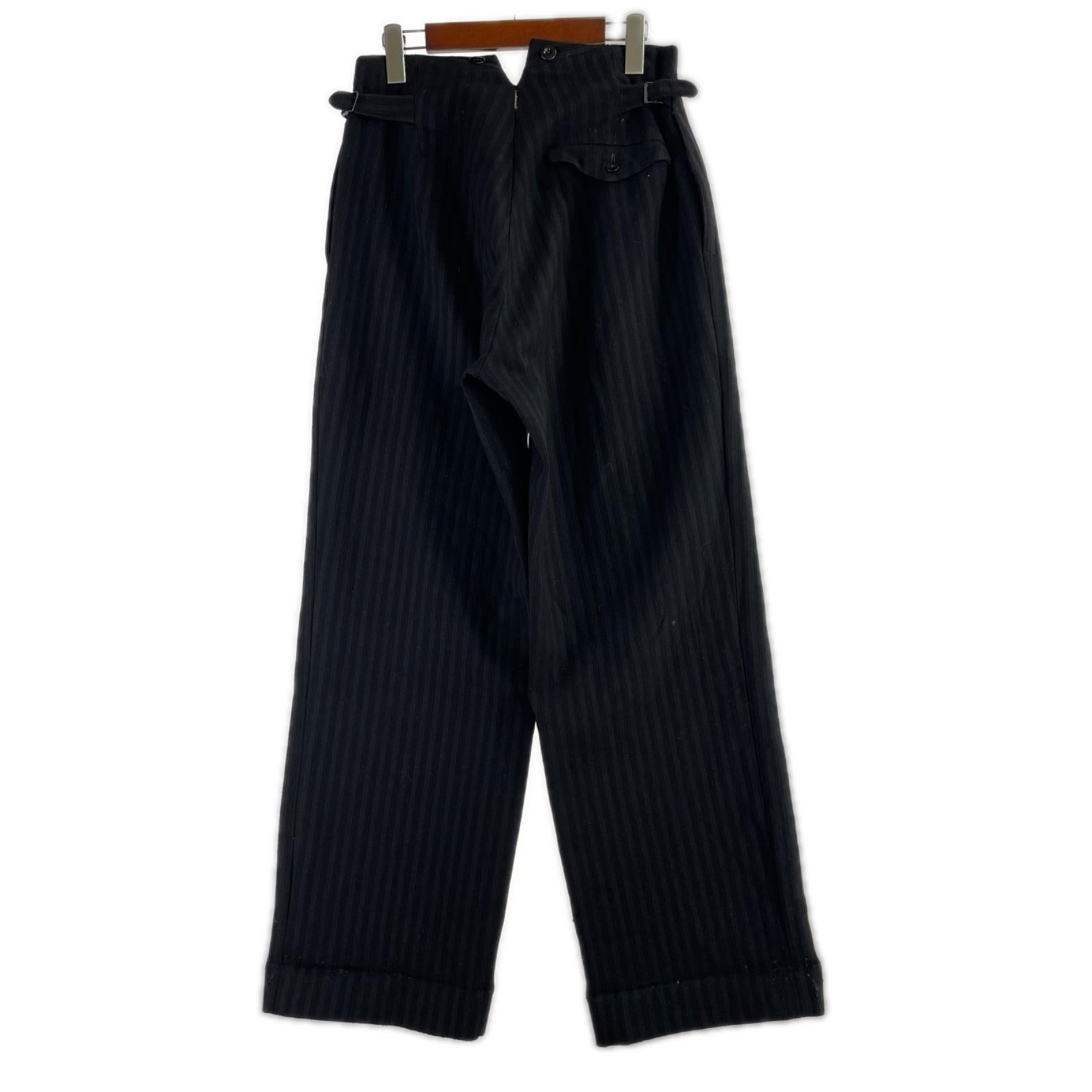 パンツ ~40s ﾌﾚﾝﾁﾌｧｰﾏｰｽﾞ 針ｼﾝﾁｳｰﾙｽﾗｯｸｽ BLK ブラック